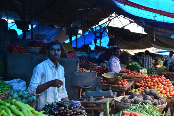 Blue bazar (Devaraja market, Mysore, Karnataka)